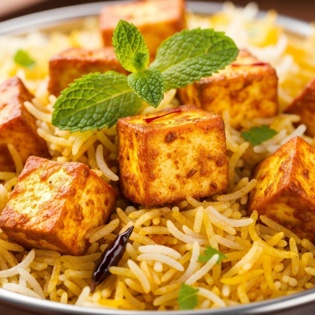 Paneer Tikka Biryani